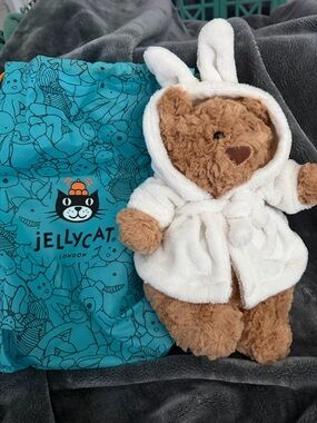 Jellycat Bathrobe Bartholomew Bear *nwt